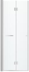 GOODHOME Usa dus pliabila GOODHOME, aluminiu, sticla transparenta, 80x195 cm, crom