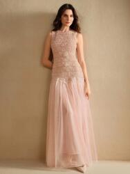  Anewsta Rózsaszín Maxi Ruha Hímzéssel (XL) (609434)