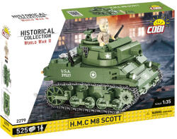 COBI - H. M. C M8 SCOTT tank építőjáték készlet (COBI-2279)