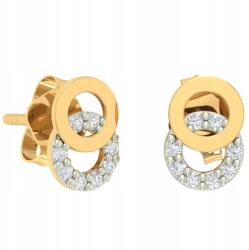 Angel gold Arany Fülbevaló Nagy Kerekek Összekapcsolva Pr. 585 (K1175A/5-K)