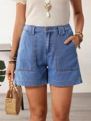 Shein Farmer Rövidnadrág Nagy Zsebekkel (27) (610170)