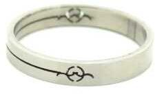  Acél gyűrű, közepén nonfiguratív mintával