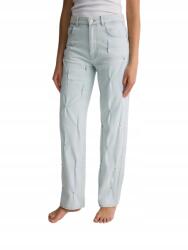 Reserved ZC63203 Farmer Nadrág Strasszokkal Díszített Széles (1) Xs