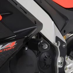 R&G RACING Aero bukógombák - fekete Aprilia RSV4 1100 Factory R&G RACING Vázak, idomok, kiegészítők Védőelemek Motorvédők