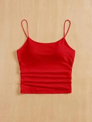 Shein Piros Vállpántos Felső (xs) (609677)