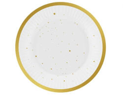 Godan Arany Gold Celebrate papírtányér 6 db-os 18 cm MLG166453 (MLG166453)