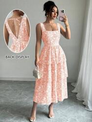 Shein Klasszikus Ruha MIDI Mintás (XL)