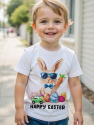 Shein Fehér Póló Húsvéti Nyomtatás (6L) (608855)