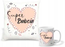 agmART Párna És Bögre szett személyre szabott nyomtatás Ajándék Nagymama Napjára