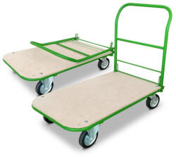  K4/2 kézikocsi lehajtható fogantyúval, 250 kg teherbírással (K4/2)