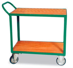  A1 asztalkocsi 200 kg teherbírással fa tálcákkal (A1)