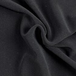  Gyorsan száradó, rugalmas, légáteresztő kötött pulóver sportruházathoz 0, 5 m (Dzianina sportowa ściągaczowa 240g/m2, czarna)