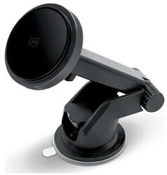 3mk Protection Car MagCharger 15W indukciós töltőtartó szélvédő/műszerfalra fekete (5903108583411)