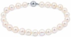 White & Black Édesvízi tenyésztett gyöngy karkötő fehérarany zárral - 7-7, 5mm - AAA Top (GY1151)