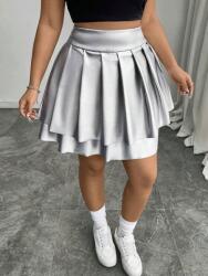 Shein Ezüst Rövidnadrág Szoknya 2 Az 1-BEN(0XL) (609445)