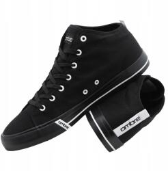 Ombre Férfi tornacipő kontrasztos elemekkel fekete V2 OM-FOTH-0125 42 (T304)