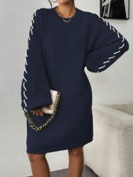 Shein Sötétkék Kötött Ruha (s) (609077)