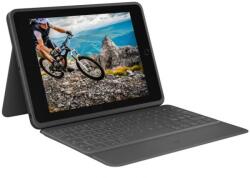 Logitech Rugged Folio billentyűzettok Smart Connectorral, iPad 7, 8, 9. generációhoz (920-009319) Grafitszürke, UK (920-009319)