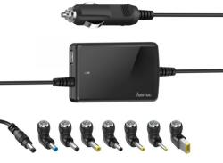 Zafir Premium Hama SLIMandLIGHT Notebook Autós Töltő (200008) Fekete (200008)