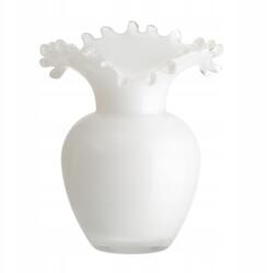  Dekorációs Üveg Váza Fehér 16 X 16 X 19 CM (649676-TMR)
