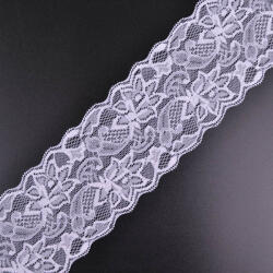 Takoy Elasztikus csipke 8 cm fehér
