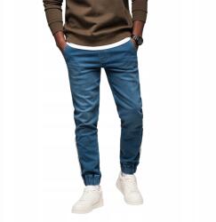 Ombre Divatos férfi farmer jogger kényelmes kék Ombre OM-PADJ-0156 V3 L (160174)
