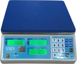 SWS Cantar electronic comercial SWS, tip RTS 15 Kg, acumulator, verificare metrologica