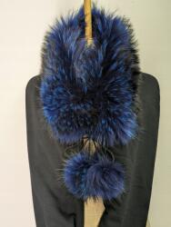  Csősál golf alagút kapucnis sál nyest szőrmével