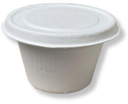  Szószos - öntetes tál alj, 100ml komposztálható cukornád 50 db/csomag (16550) - iroda-ellatas