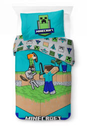  Minecraft The Fight Is On ágyneműhuzat 140×200cm, 70×90 cm (BRM023314) - oliviashop