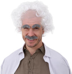 PartyPal Paróka göndör, Ősz, kopasz folttal (LUFI127764)