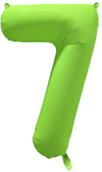 riethmüller Számos lufi 34" 86cm óriás neon Zöld szám, számjegy 7-es, (LUFI127449)
