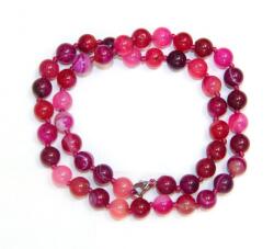  Colier din Agata Colorata Rotunda 8x8 mm - Accesorii de Metal