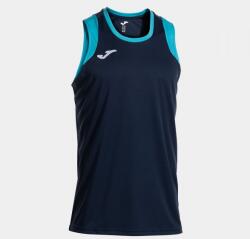 Joma CANCHA SLEEVELESS SHIRT ORANGE kosárlabda mez sötét tengerészkék-türkiz 2XL