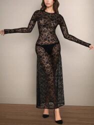 Shein Fekete Áttetsző Ruha (xxs)