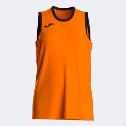 Joma CANCHA SLEEVELESS SHIRT kosárlabda mez narancssárga fekete S