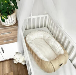 Vaganza Babafészek waffle/minky - Mogyoró/Drapp (5999120542406)