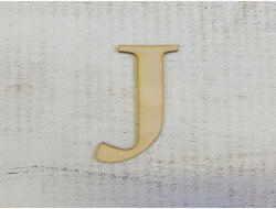  Natúr fa - Betű Carmen 10cm - kosarbolt - 357 Ft