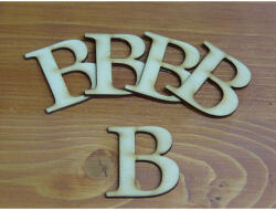  Natúr fa - Betű Carmen 5db/csomag 5cm - kosarbolt - 714 Ft