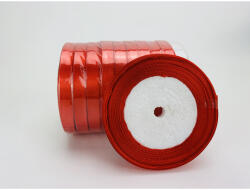  Piros szatén szalag 10 tekercs - OKOSÁR! - kosarbolt - 2 443 Ft