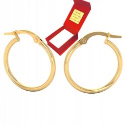 Deem Arany Fülbevaló Kerekek Látványos Arany 585 Divatos