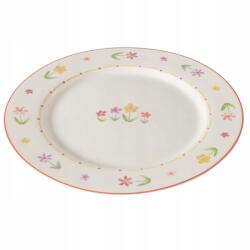Boltze Ebédlő Tányér Virágos Kerámia Nagy Kerek Ø 27 cm Tavaszi Minta (2044060 -pattern2)