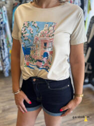 Gardrobom Megi bézs póló