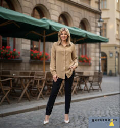 Marina Cayan Róza barna ing