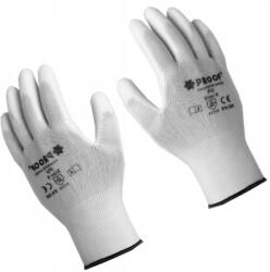 Proof Munkavédelmi Kesztyű Fehér Poliuretán Bevonatú Női Munkavédelmi Kesztyű méret6 (04-300-6)