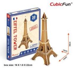  3D kicsi puzzle: Eiffel torony CubicFun 3D épület makettek