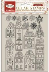  Akril pecsételő cm 14x18 - Gear up for Christmas cozy houses