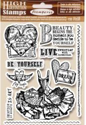  HD gumi pecsételő 14x18 cm - Repülj magasra