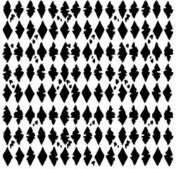  HD gumi pecsételő 10 x 10 cm - Rombusz minta