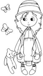  HD gumi pecsételő 7 x 11 cm - Emma